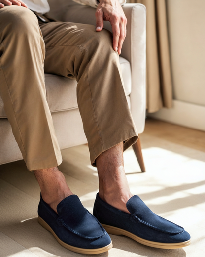 Men's Loafers Slip-On Round Toe Moccasin Classic Timeless Smart-Casual Office Formal Casual Everyday Leather Look Grenville