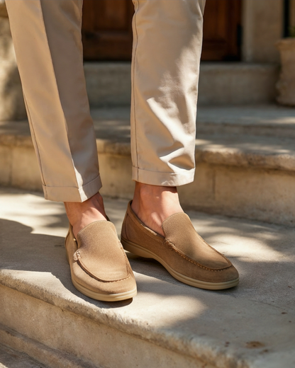 Men's Loafers Slip-On Round Toe Moccasin Classic Timeless Smart-Casual Office Formal Casual Everyday Leather Look Grenville