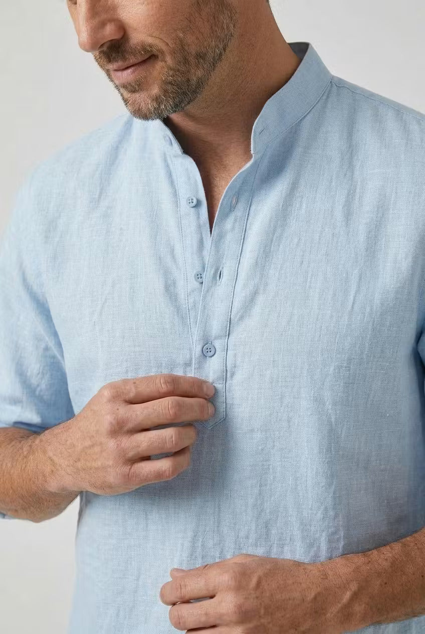 Men's Check Shirt Classic Long-Sleeve Button-Up Collared Casual Smart-Casual Office Everyday Relaxed Fit Plaid Halford