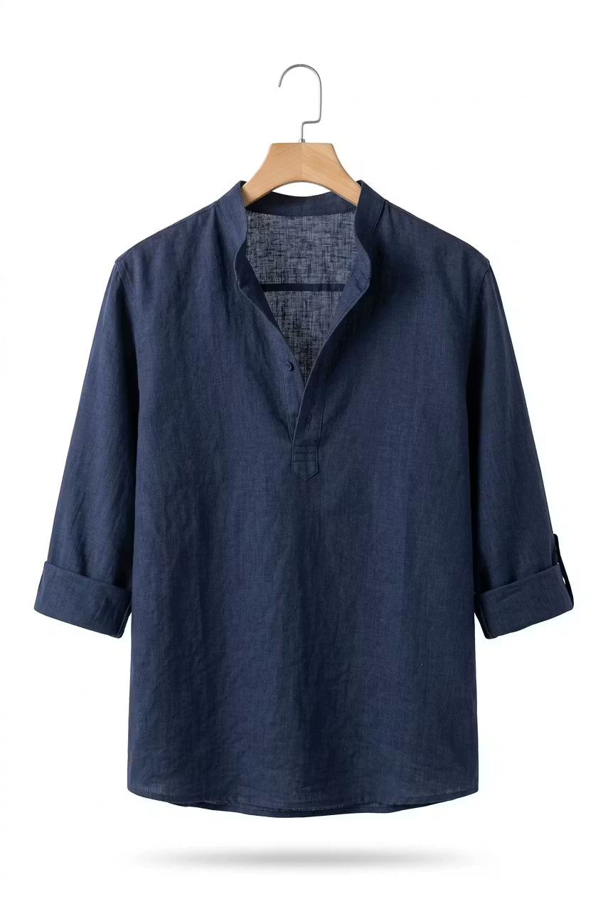 Men's Check Shirt Classic Long-Sleeve Button-Up Collared Casual Smart-Casual Office Everyday Relaxed Fit Plaid Halford