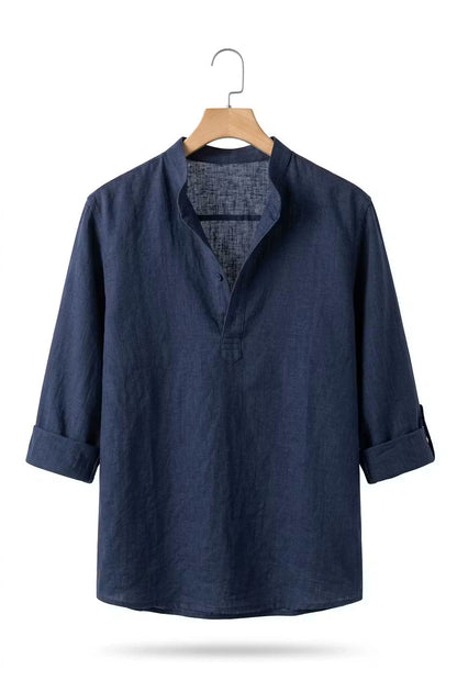 Men's Check Shirt Classic Long-Sleeve Button-Up Collared Casual Smart-Casual Office Everyday Relaxed Fit Plaid Halford