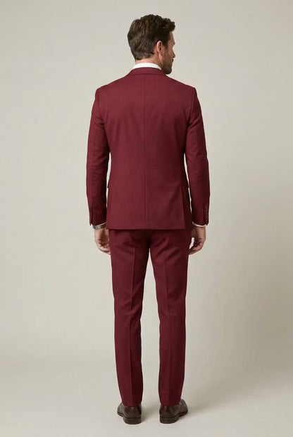 Men's Suit Set Tailored Slim Fit Blazer & Trousers Two-Piece Formal Wedding Business Occasion Classic Elegant Ashworth
