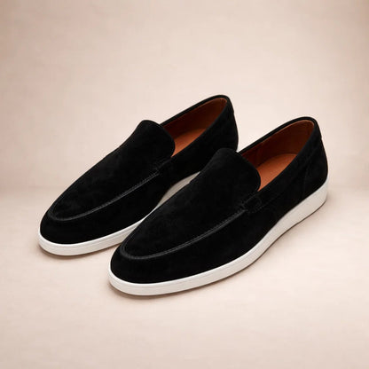Men's Slip-On Loafers Casual Round Toe Moccasin Smart-Casual Office Everyday Leather Look Versatile Sloan
