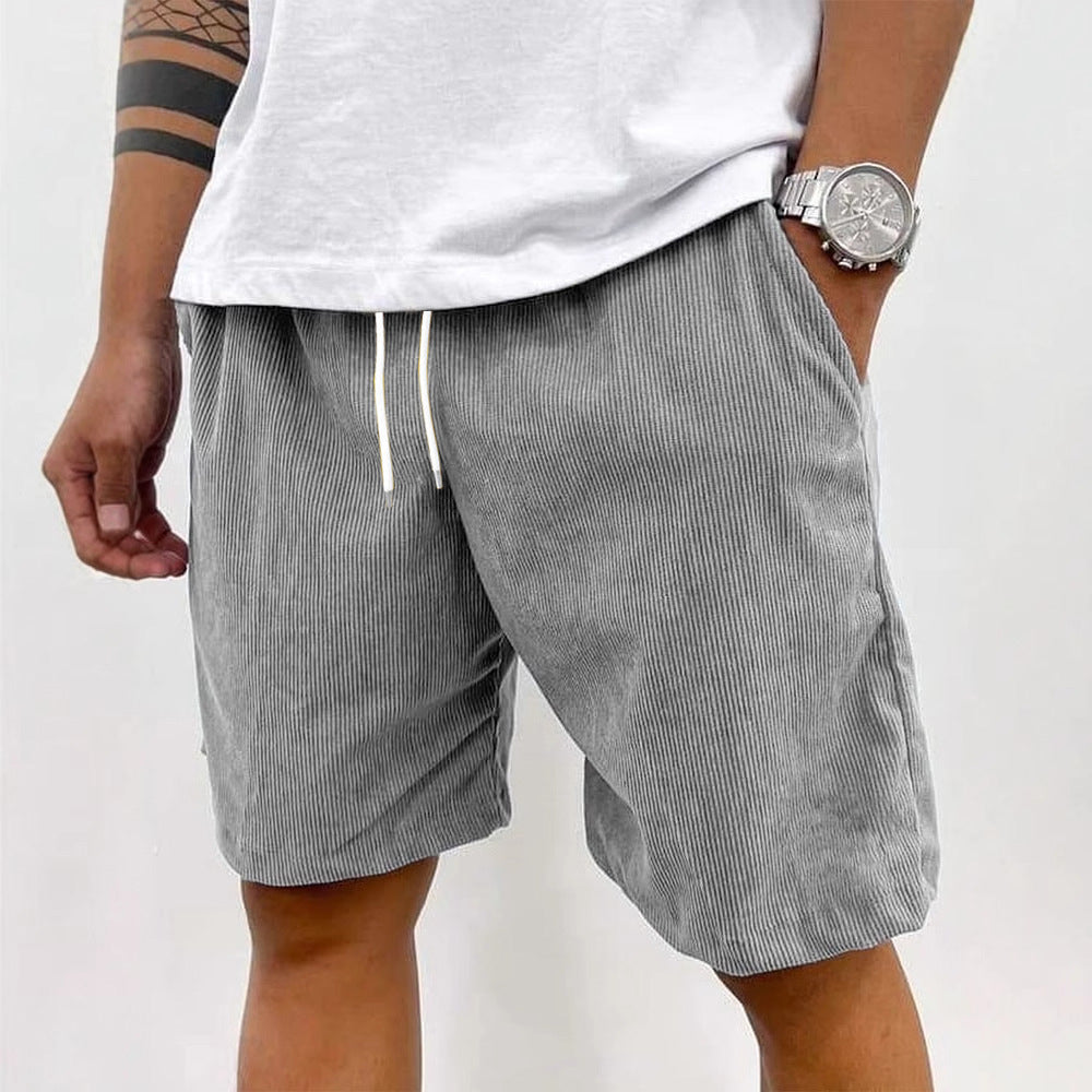 Men's Relaxed Fit Shorts Drawstring Elastic Waist Casual Everyday Beach Holiday Loungewear Chino Comfort Versatile Renner