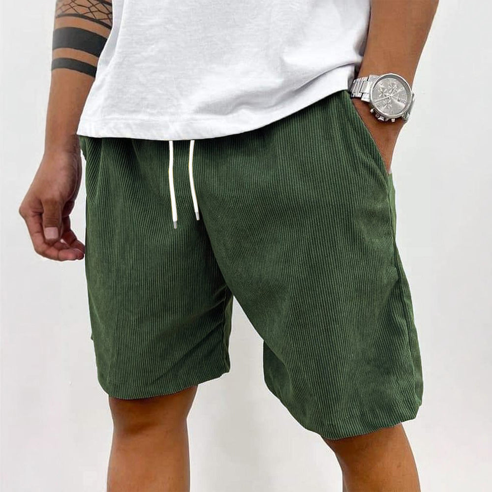 Men's Relaxed Fit Shorts Drawstring Elastic Waist Casual Everyday Beach Holiday Loungewear Chino Comfort Versatile Renner