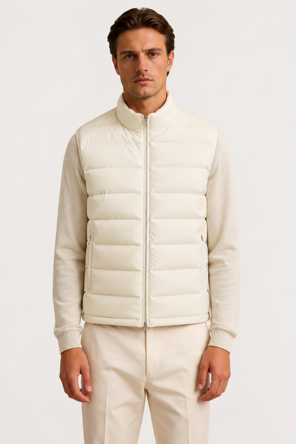 Men's Casual Gilet Bodywarmer Zip-Up Layering Sleeveless Outdoor Everyday Warm Versatile Comfort Modern