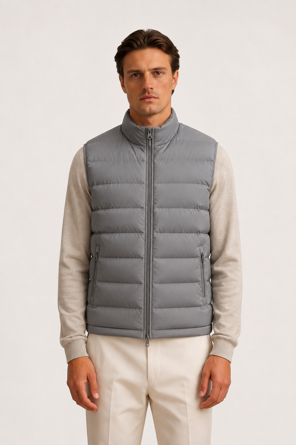 Men's Casual Gilet Bodywarmer Zip-Up Layering Sleeveless Outdoor Everyday Warm Versatile Comfort Modern