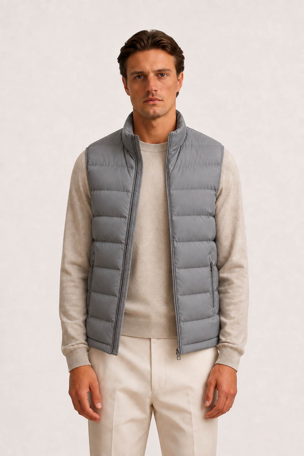 Men's Casual Gilet Bodywarmer Zip-Up Layering Sleeveless Outdoor Everyday Warm Versatile Comfort Modern