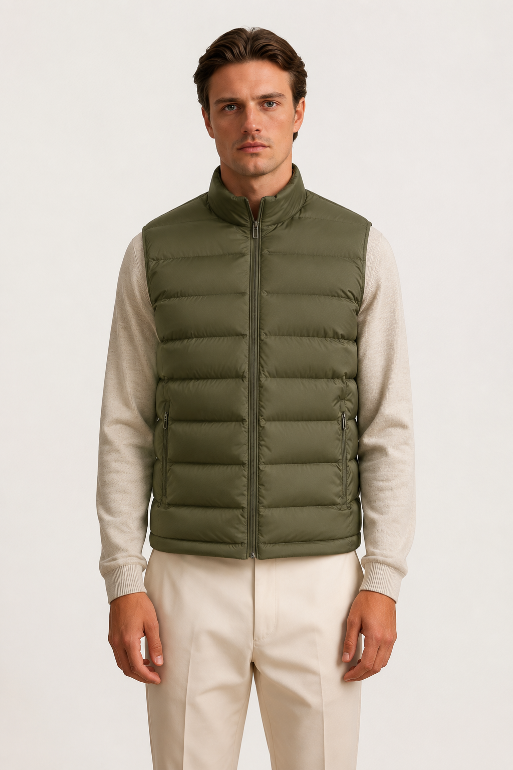 Men's Casual Gilet Bodywarmer Zip-Up Layering Sleeveless Outdoor Everyday Warm Versatile Comfort Modern