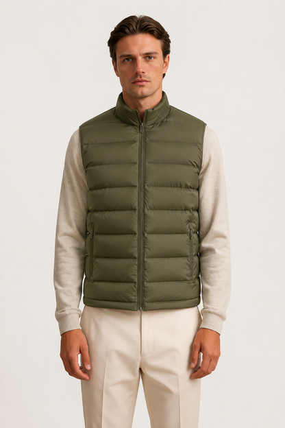 Men's Casual Gilet Bodywarmer Zip-Up Layering Sleeveless Outdoor Everyday Warm Versatile Comfort Modern