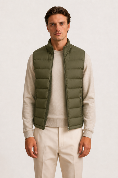 Men's Casual Gilet Bodywarmer Zip-Up Layering Sleeveless Outdoor Everyday Warm Versatile Comfort Modern