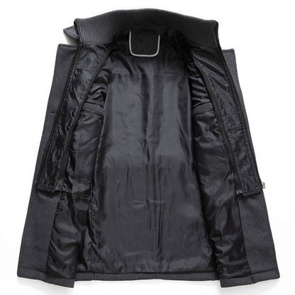 Men's Two-Piece Coat Tailored Fit Notched Collar Double-Breasted Formal