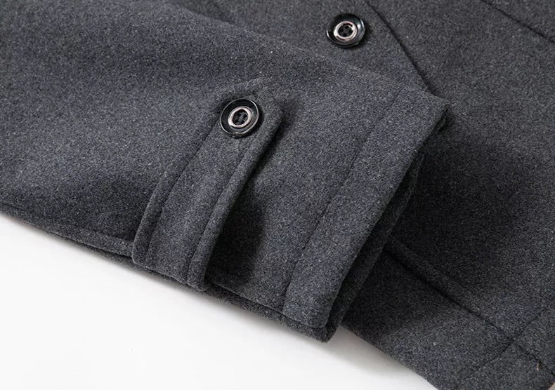 Men's Two-Piece Coat Tailored Fit Notched Collar Double-Breasted Formal