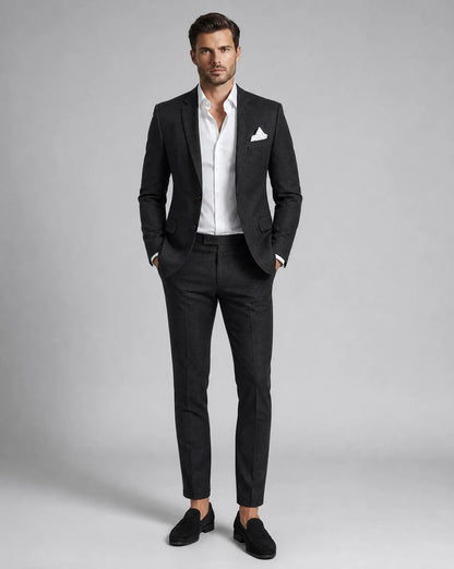Men's Summer Wedding Suit Two-Piece Tailored Fit Lightweight Stylish Formal