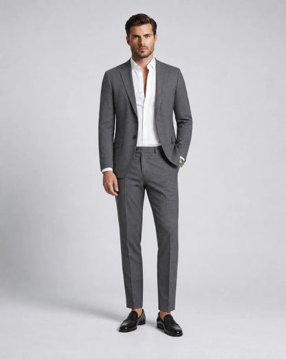 Men's Summer Wedding Suit Two-Piece Tailored Fit Lightweight Stylish Formal