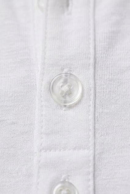 Men's Henley Shirt Short-Sleeve Button Placket Slim Fit Casual Smart-Casual Everyday Layering Relaxed Versatile Marden