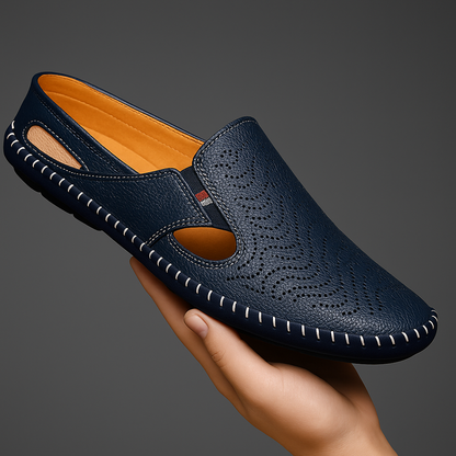 Men's Flat Sandals Open-Toe Adjustable Strap Slip-On Casual Beach Pool Everyday Holiday Comfort Outdoor Denver