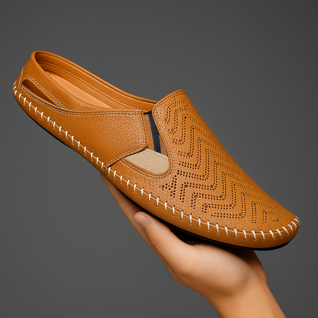 Men's Flat Sandals Open-Toe Adjustable Strap Slip-On Casual Beach Pool Everyday Holiday Comfort Outdoor Denver