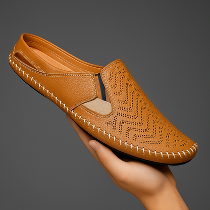 Men's Flat Sandals Open-Toe Adjustable Strap Slip-On Casual Beach Pool Everyday Holiday Comfort Outdoor Denver