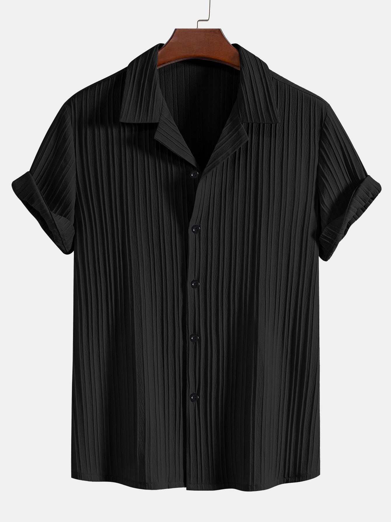Men's Set Two-Piece Short-Sleeve Matching Shirt & Shorts Relaxed Casual Everyday Holiday Beach Outfit Co-Ord Landry