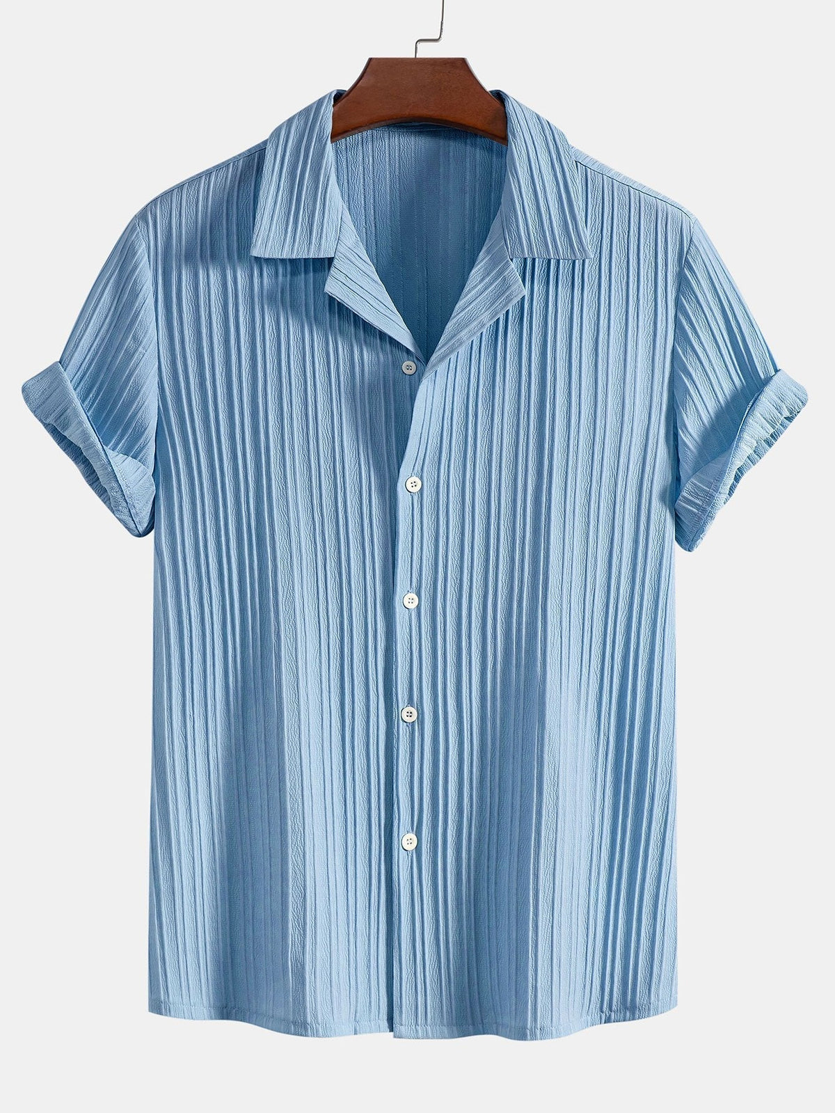 Men's Set Two-Piece Short-Sleeve Matching Shirt & Shorts Relaxed Casual Everyday Holiday Beach Outfit Co-Ord Landry