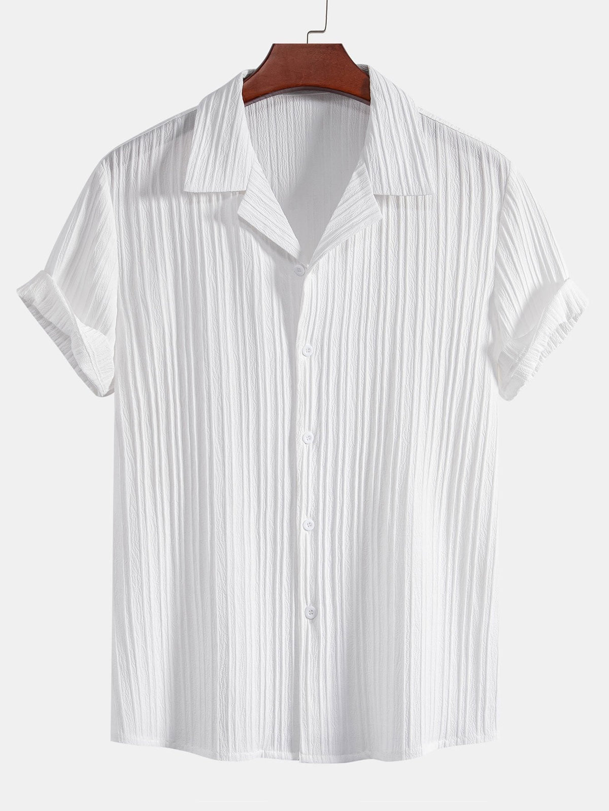 Men's Set Two-Piece Short-Sleeve Matching Shirt & Shorts Relaxed Casual Everyday Holiday Beach Outfit Co-Ord Landry