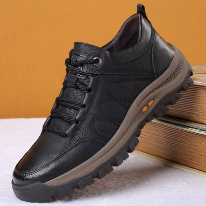 Men's Casual Slip-On Shoes Round Toe Loafer Style Smart-Casual Office Everyday Versatile Walking Leather-Look Footwear