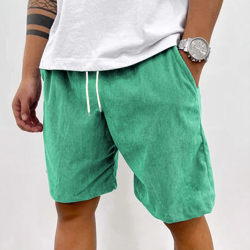 Men's Relaxed Fit Shorts Drawstring Elastic Waist Casual Everyday Beach Holiday Loungewear Chino Comfort Versatile Renner