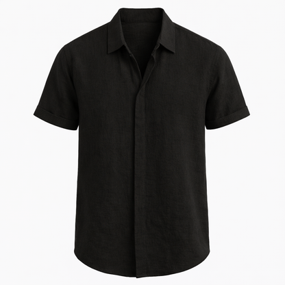 Men's Classic Shirt Long-Sleeve Button-Up Collared Casual Smart-Casual Office Everyday Relaxed Fit Halloway