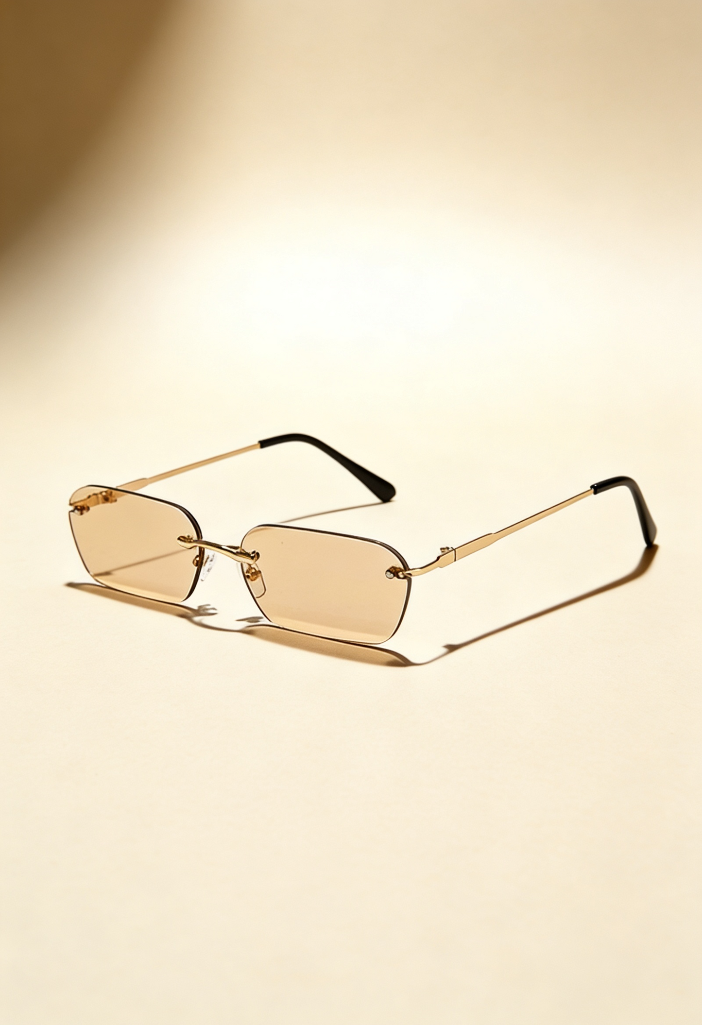 Men's Rimless Sunglasses Frameless Tinted Lens Trendy Modern Retro Fashion Casual Beach Holiday Everyday