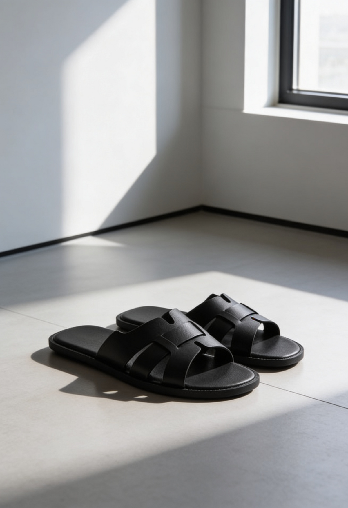 Men's Slide Sandals Open-Toe Adjustable Strap Slip-On Casual Beach Pool Everyday Holiday Milan