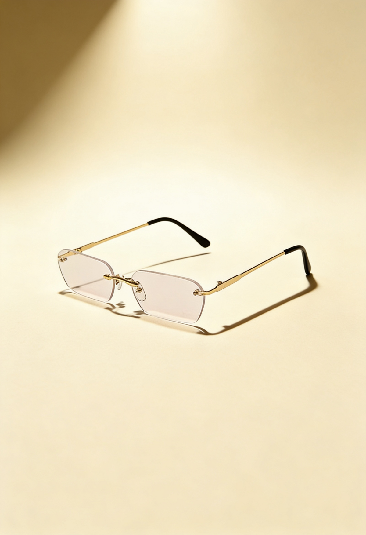 Men's Rimless Sunglasses Frameless Tinted Lens Trendy Modern Retro Fashion Casual Beach Holiday Everyday