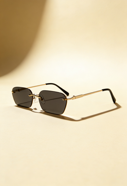 Men's Rimless Sunglasses Frameless Tinted Lens Trendy Modern Retro Fashion Casual Beach Holiday Everyday