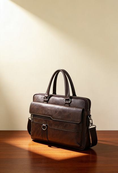 Men's Briefcase Bag Structured Laptop Business Office Professional Commute Travel Everyday Classic Versatile