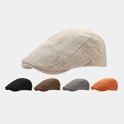 Men's Beret Wool Blend French Flat Cap Classic Casual Everyday Vintage Artist Versatile Lightweight Laurent
