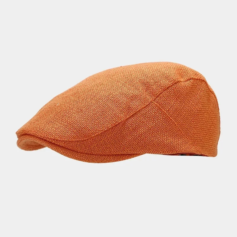 Men's Beret Wool Blend French Flat Cap Classic Casual Everyday Vintage Artist Versatile Lightweight Laurent