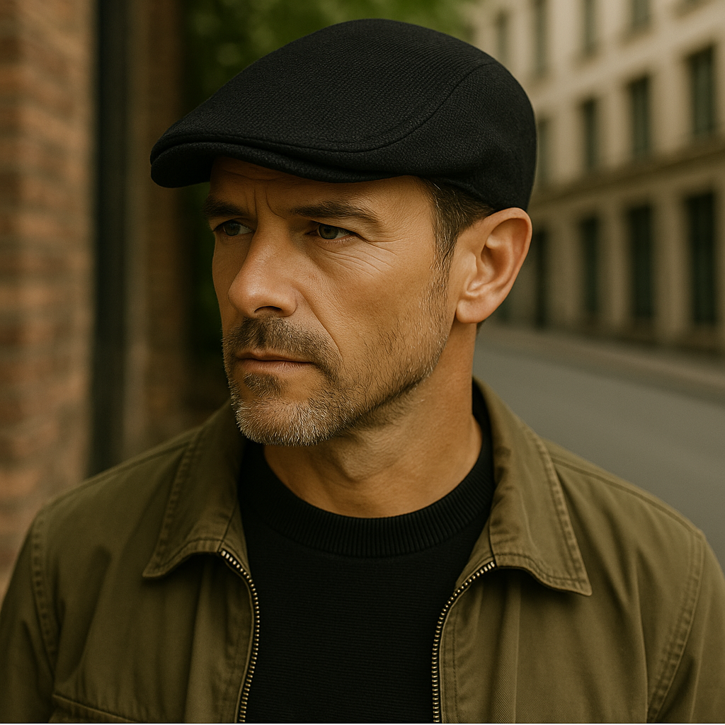 Men's Beret Wool Blend French Flat Cap Classic Casual Everyday Vintage Artist Versatile Lightweight Laurent