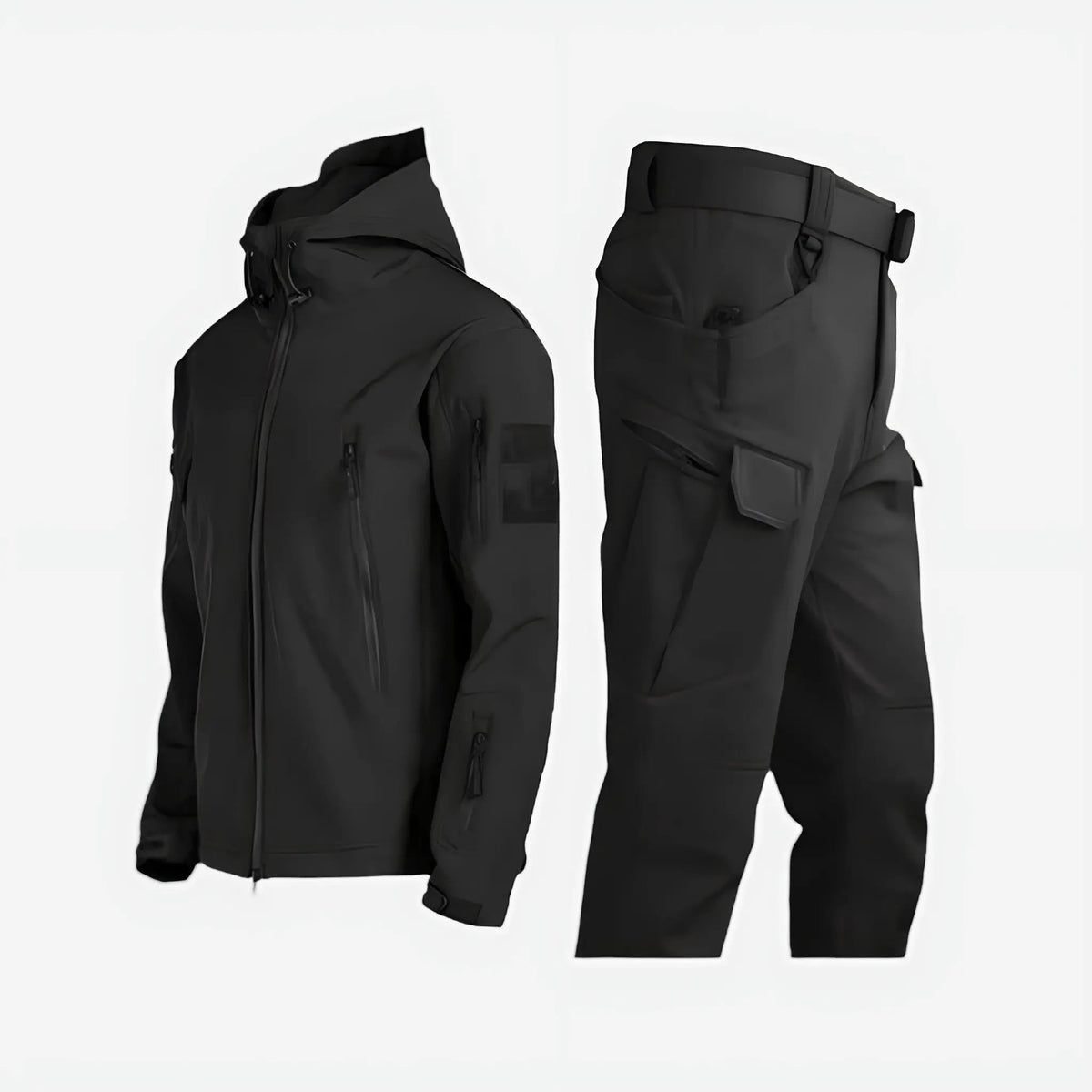 Men's Outdoor Thermal Insulated Jacket and Trousers Set Waterproof Activewear