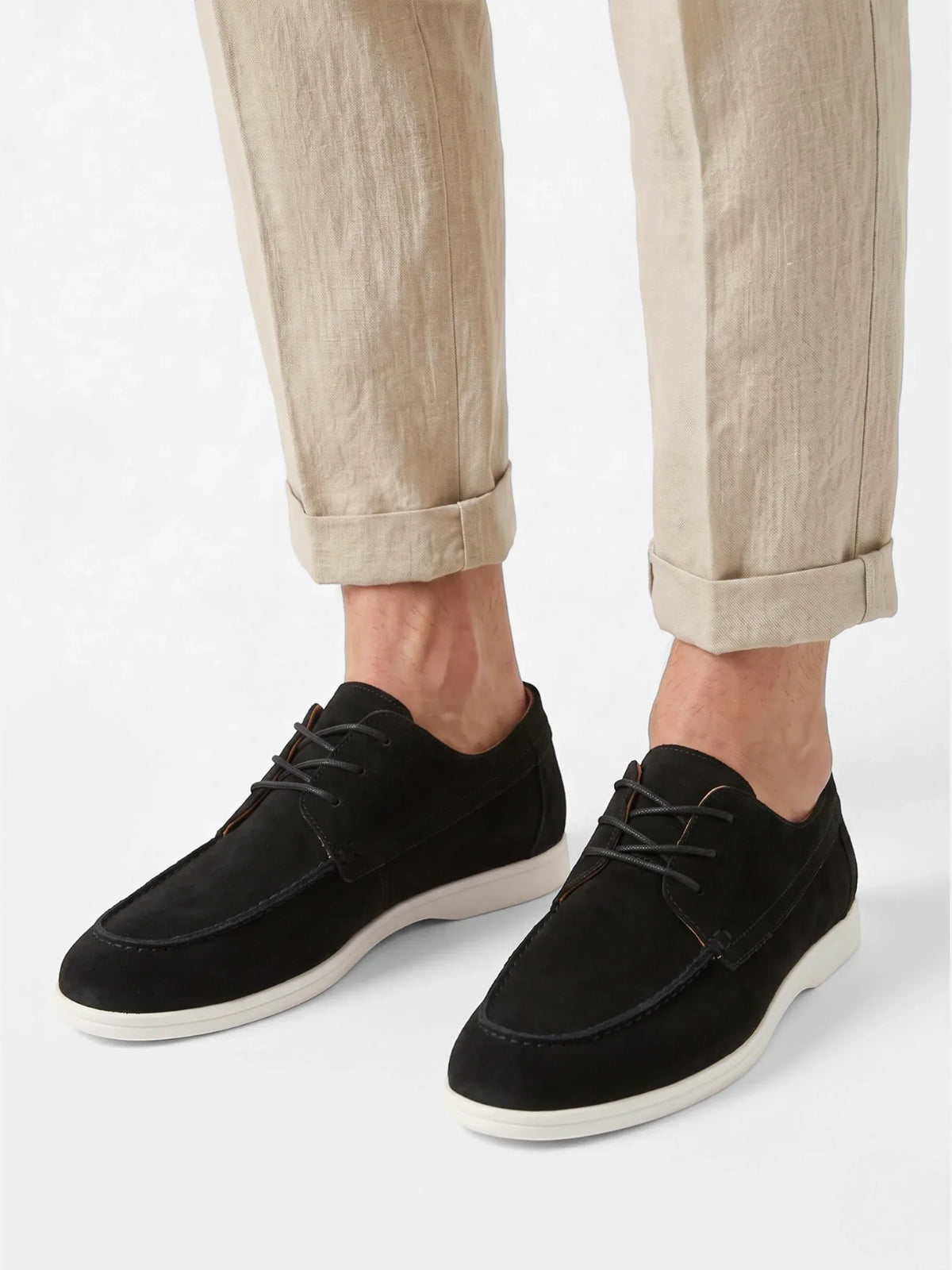 Men's Casual Shoes Loafers Slip-On Round Toe Smart-Casual Office Everyday Walking Versatile Leather Look Sedric