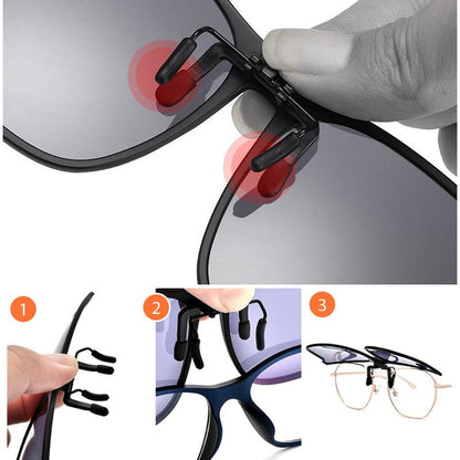 Men's Polarized Sunglasses Flip-Up Lens Full-Rim Metal Frame Retro Fashion Casual Beach Holiday Everyday Driving Marston