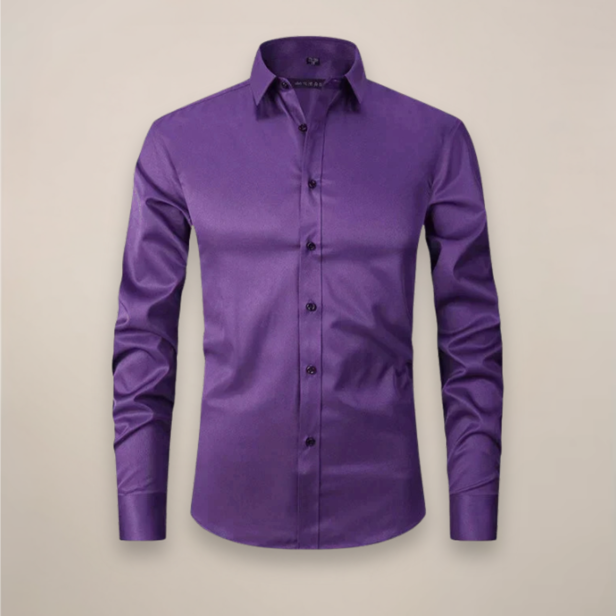 Men's Dress Shirt Structured Fit Long-Sleeve Wrinkle-Free Button-Up Collared Formal Office Business Sheridan