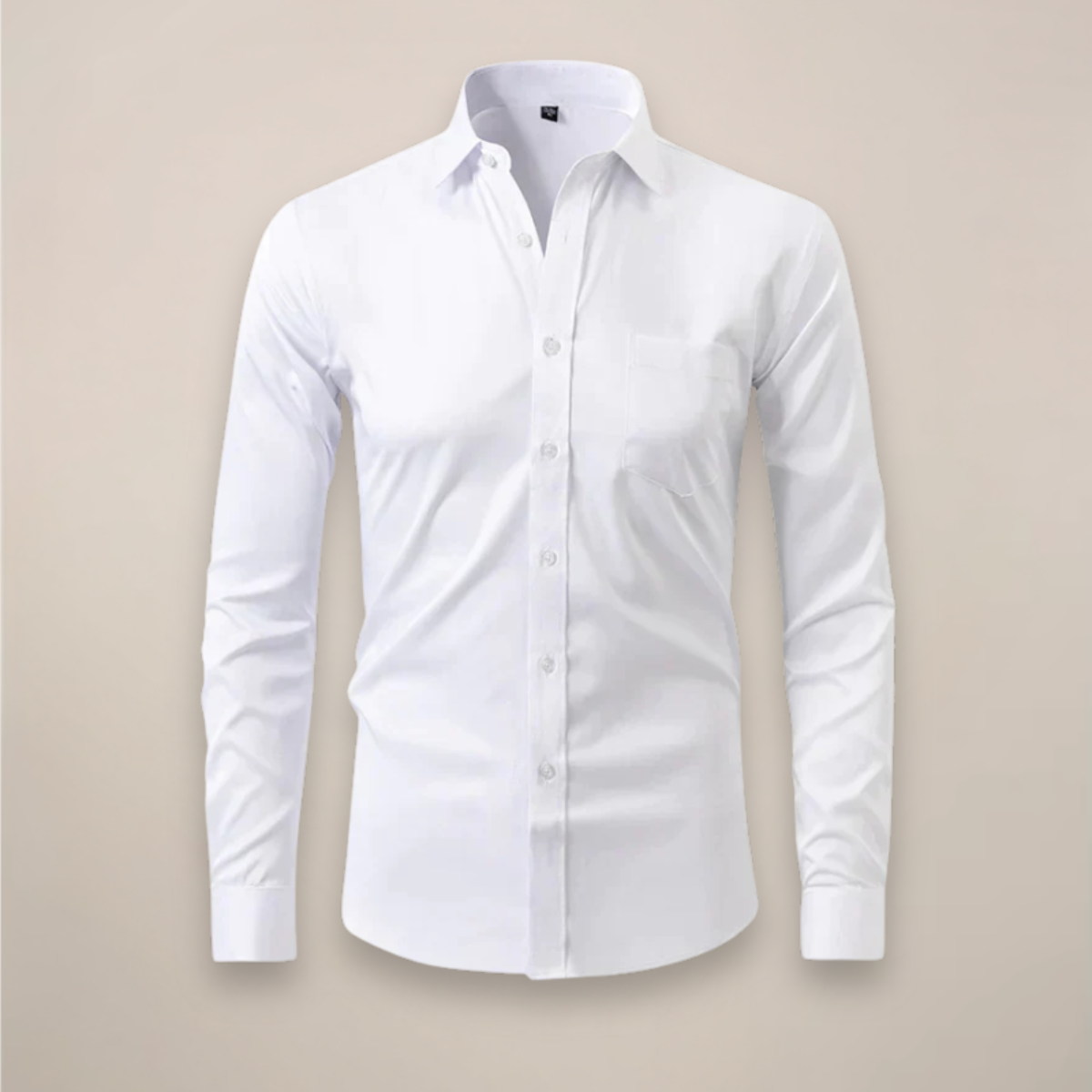 Men's Dress Shirt Structured Fit Long-Sleeve Wrinkle-Free Button-Up Collared Formal Office Business Sheridan