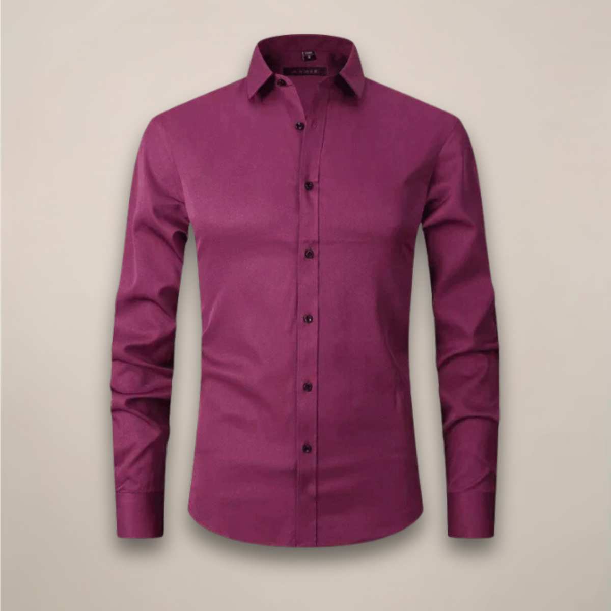 Men's Dress Shirt Structured Fit Long-Sleeve Wrinkle-Free Button-Up Collared Formal Office Business Sheridan