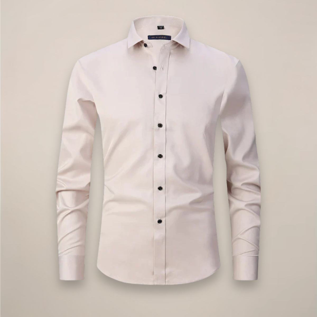 Men's Dress Shirt Structured Fit Long-Sleeve Wrinkle-Free Button-Up Collared Formal Office Business Sheridan