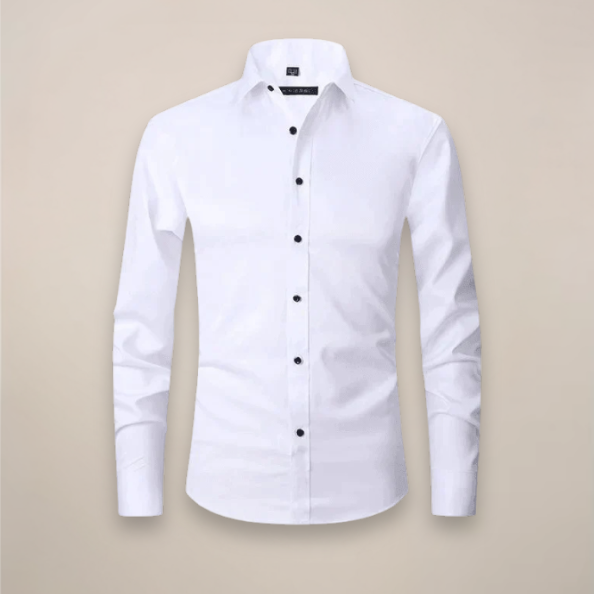 Men's Dress Shirt Structured Fit Long-Sleeve Wrinkle-Free Button-Up Collared Formal Office Business Sheridan