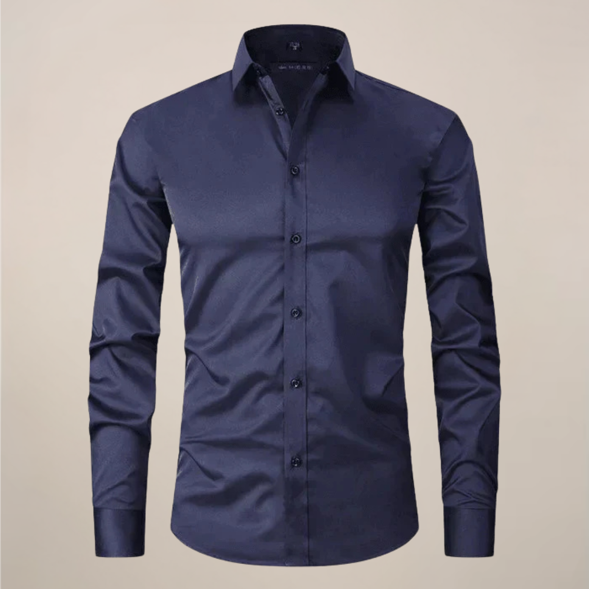 Men's Dress Shirt Structured Fit Long-Sleeve Wrinkle-Free Button-Up Collared Formal Office Business Sheridan
