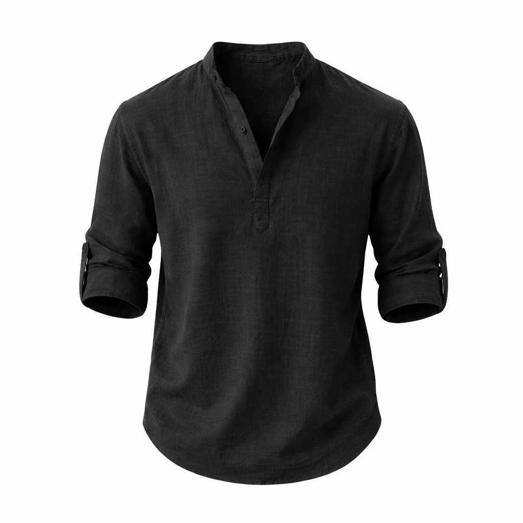 Men's Relaxed Fit Shirt Short-Sleeve Button-Up Collared Casual Holiday Beach Smart-Casual Everyday Rennick