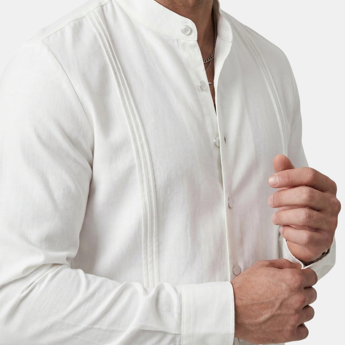 Men's Casual Shirt Long-Sleeve Button-Front Collared Smart-Casual Office Everyday Relaxed Fit Harvey