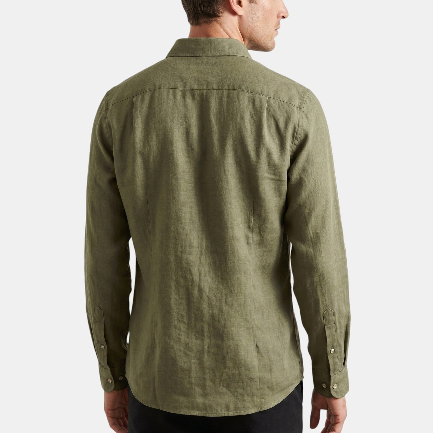 Men's Casual Shirt Long-Sleeve Button-Front Collared Smart-Casual Office Everyday Relaxed Fit Harvey