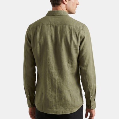 Men's Casual Shirt Long-Sleeve Button-Front Collared Smart-Casual Office Everyday Relaxed Fit Harvey
